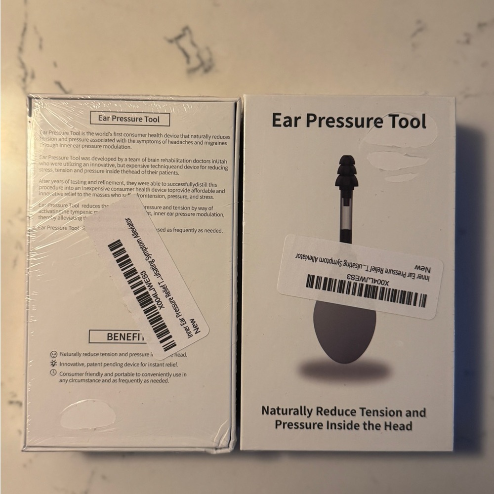 Ear Pressure Tool - Black , NEW SEALED